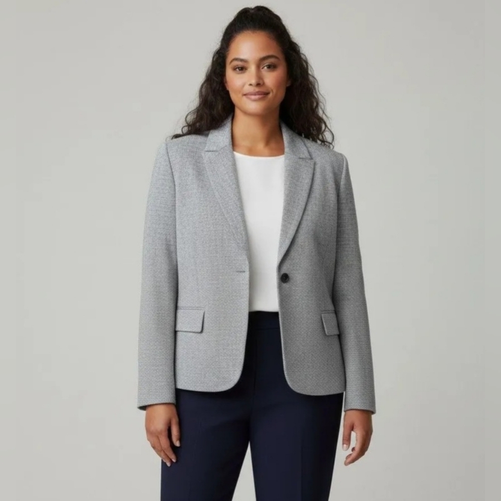 5X Levine Classics Gray Blazer